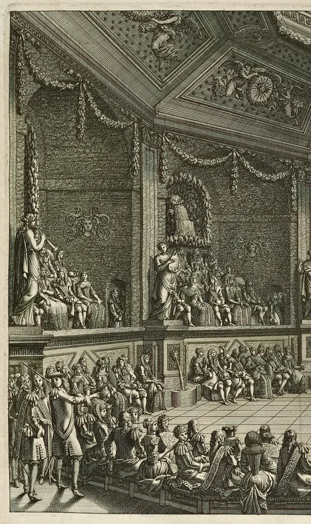 An illustration from Relation de la feste de Versailles du 18. juillet mil six cens soixante-huit, 1679, leaf 59