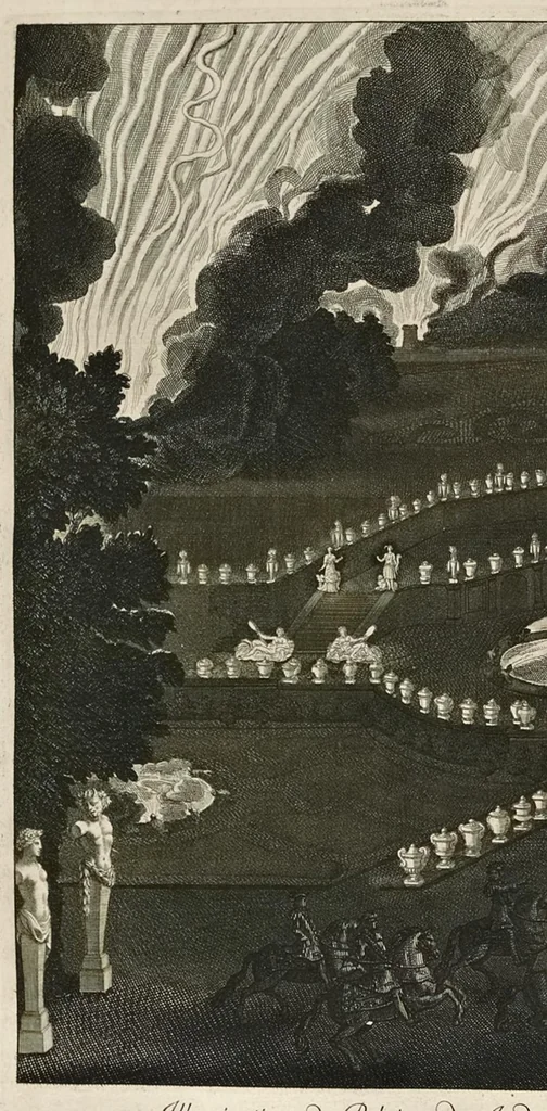 An illustration from Relation de la feste de Versailles du 18. juillet mil six cens soixante-huit, 1679, leaf 69