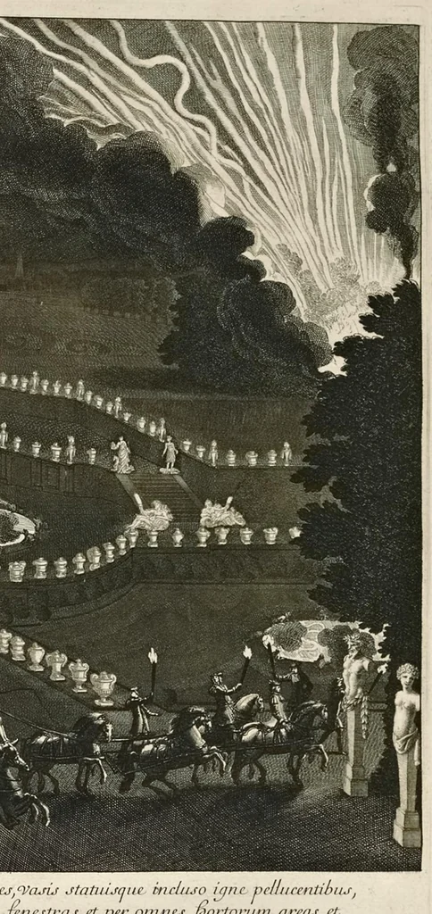 An illustration from Relation de la feste de Versailles du 18. juillet mil six cens soixante-huit, 1679, leaf 70