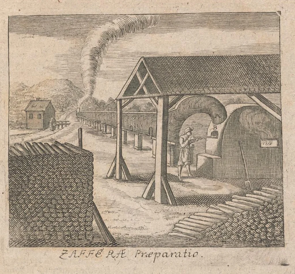 An illustration from Museum museorum, oder, Vollständige Schau Bühne aller Materialien und Specereyen : nebst deren natürlichen Beschreibung, Election, Nutzen und Gebrauch, aus andern Material-Kunst-und Naturalien-Kammern, oost-und-west-indischen Reiss-Beschreibungen ... : wie auch selbst-eigenen Erfahrung, zum Vorschub der studirenden Jugend, Materialisten ... u.s.w. also verfasset, und mit etlich hundert sauberen Kupfferstücken unter Augen geleget, 1714, leaf 72