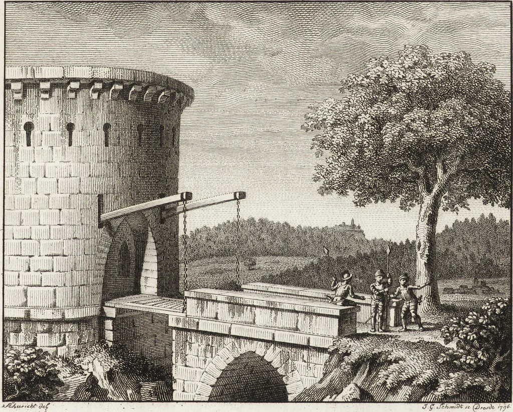 An illustration from Darstellung und Geschichte des Geschmacks der vorzüglichsten Völker in Beziehung auf die innere Auszierung der Zimmer und auf die Baukunst, 1796, leaf 54