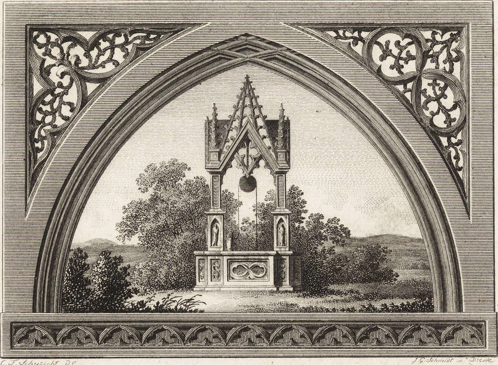 An illustration from Darstellung und Geschichte des Geschmacks der vorzüglichsten Völker in Beziehung auf die innere Auszierung der Zimmer und auf die Baukunst, 1796, leaf 139