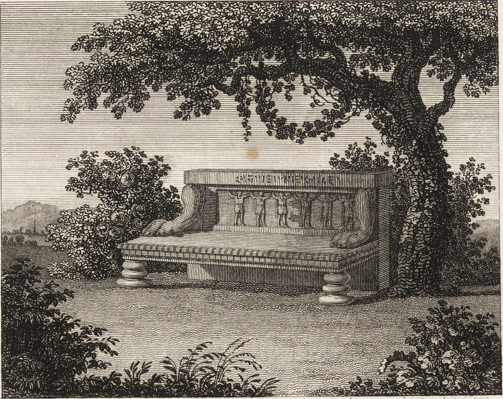 An illustration from Darstellung und Geschichte des Geschmacks der vorzüglichsten Völker in Beziehung auf die innere Auszierung der Zimmer und auf die Baukunst, 1796, leaf 33