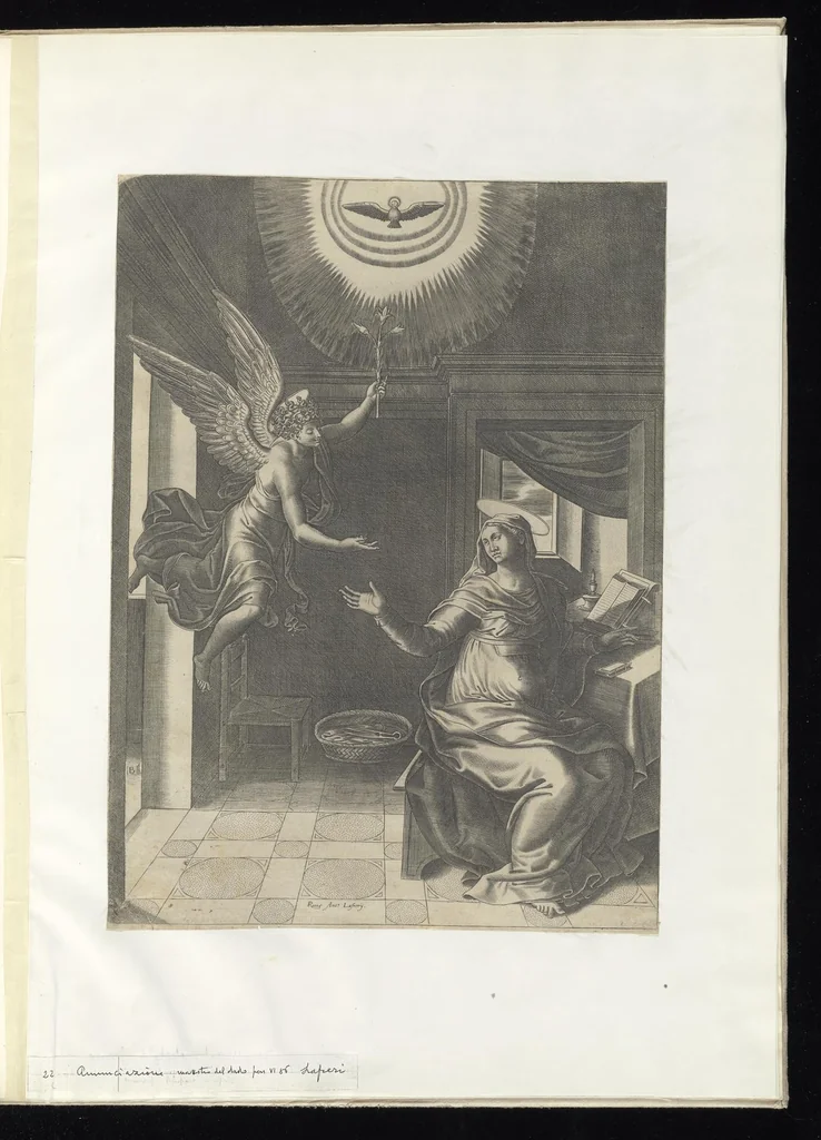 An illustration from Specvlvm Romanae magnificentiae : omnia fere qvaecvnq- in vrbe monvmenta extant partim ivxta antiqvam partim ivxta hodiernam formam accuratiss. delineata repraesentans : accesserunt non paucae tum antiquarum tum modernarum rerum urbis figurae nusquam antehac aeditae ..., 1544, leaf 48
