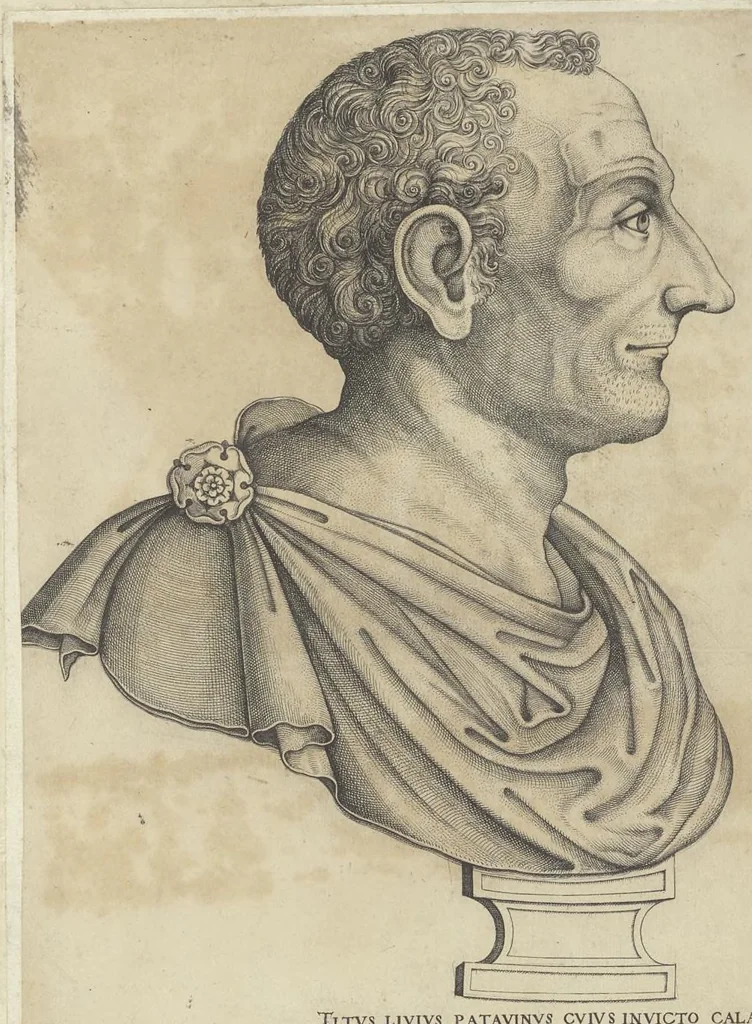 An illustration from Specvlvm Romanae magnificentiae : omnia fere qvaecvnq- in vrbe monvmenta extant partim ivxta antiqvam partim ivxta hodiernam formam accuratiss. delineata repraesentans : accesserunt non paucae tum antiquarum tum modernarum rerum urbis figurae nusquam antehac aeditae ..., 1544, leaf 8