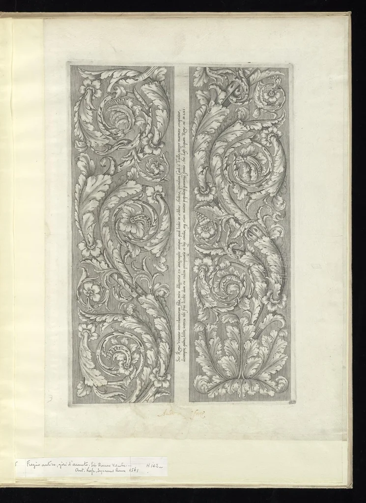 An illustration from Specvlvm Romanae magnificentiae : omnia fere qvaecvnq- in vrbe monvmenta extant partim ivxta antiqvam partim ivxta hodiernam formam accuratiss. delineata repraesentans : accesserunt non paucae tum antiquarum tum modernarum rerum urbis figurae nusquam antehac aeditae ..., 1544, leaf 76