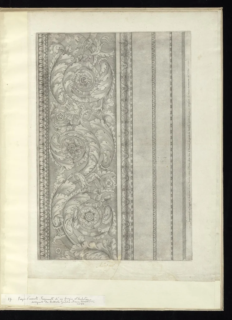 An illustration from Specvlvm Romanae magnificentiae : omnia fere qvaecvnq- in vrbe monvmenta extant partim ivxta antiqvam partim ivxta hodiernam formam accuratiss. delineata repraesentans : accesserunt non paucae tum antiquarum tum modernarum rerum urbis figurae nusquam antehac aeditae ..., 1544, leaf 78