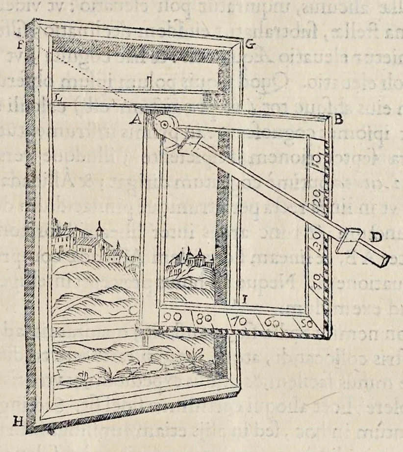 An illustration from Perspectiua horaria, siue, De horographia gnomonica tum theoretica, tum practica libri quatuor ..., 1648, leaf 208