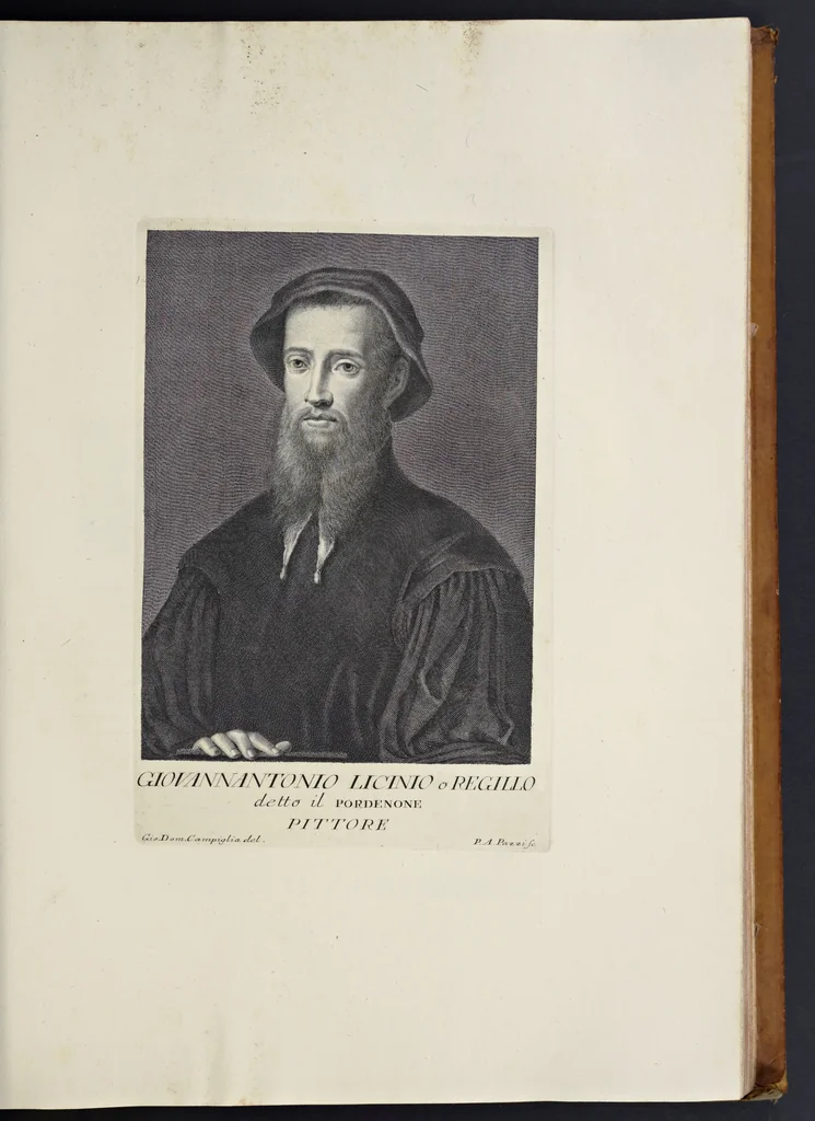 An illustration from Serie di ritratti degli eccellenti pittori : dipinti di propria mano che esistono nell'Imperial galleria di Firenze, 1752, leaf 110
