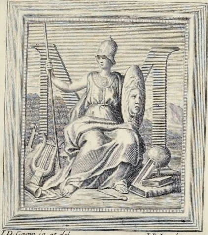 An illustration from Serie di ritratti degli eccellenti pittori : dipinti di propria mano che esistono nell'Imperial galleria di Firenze, 1752, leaf 12
