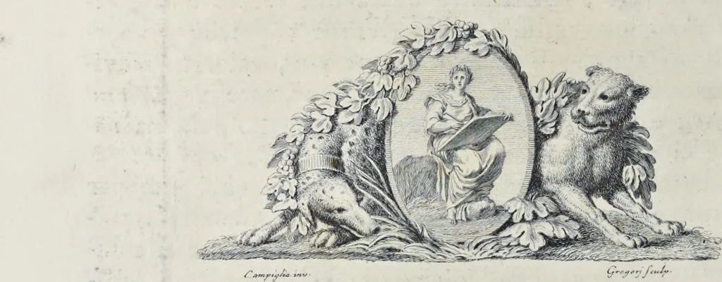 An illustration from Serie di ritratti degli eccellenti pittori : dipinti di propria mano che esistono nell'Imperial galleria di Firenze, 1752, leaf 183
