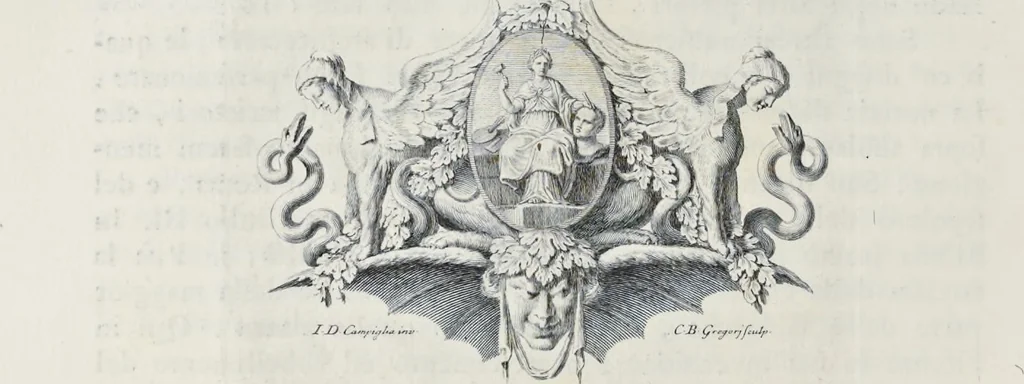 An illustration from Serie di ritratti degli eccellenti pittori : dipinti di propria mano che esistono nell'Imperial galleria di Firenze, 1752, leaf 191