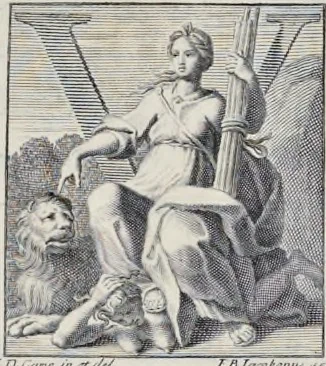 An illustration from Serie di ritratti degli eccellenti pittori : dipinti di propria mano che esistono nell'Imperial galleria di Firenze, 1752, leaf 206