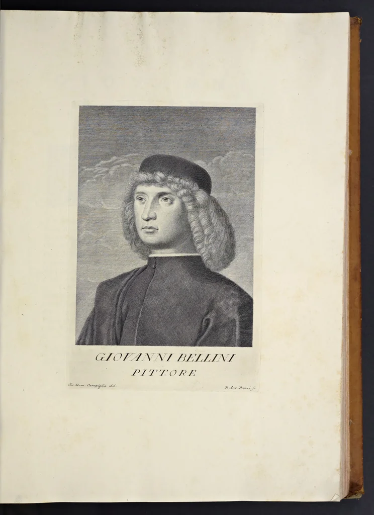An illustration from Serie di ritratti degli eccellenti pittori : dipinti di propria mano che esistono nell'Imperial galleria di Firenze, 1752, leaf 28