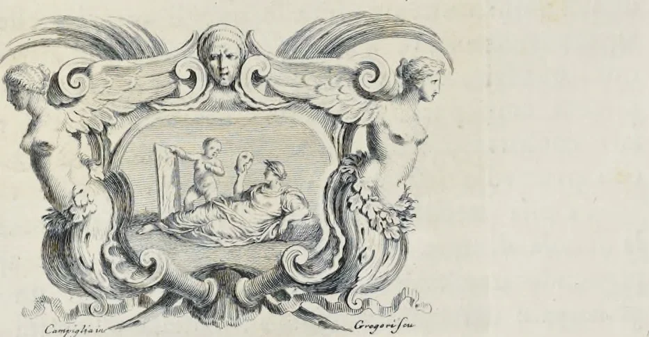 An illustration from Serie di ritratti degli eccellenti pittori : dipinti di propria mano che esistono nell'Imperial galleria di Firenze, 1752, leaf 287