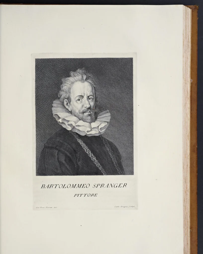 An illustration from Serie di ritratti degli eccellenti pittori : dipinti di propria mano che esistono nell'Imperial galleria di Firenze, 1752, leaf 318