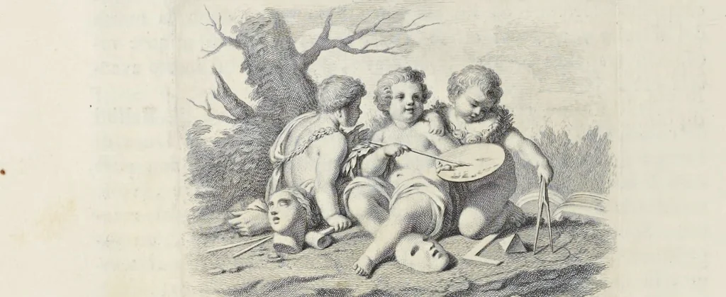 An illustration from Serie di ritratti degli eccellenti pittori : dipinti di propria mano che esistono nell'Imperial galleria di Firenze, 1752, leaf 33