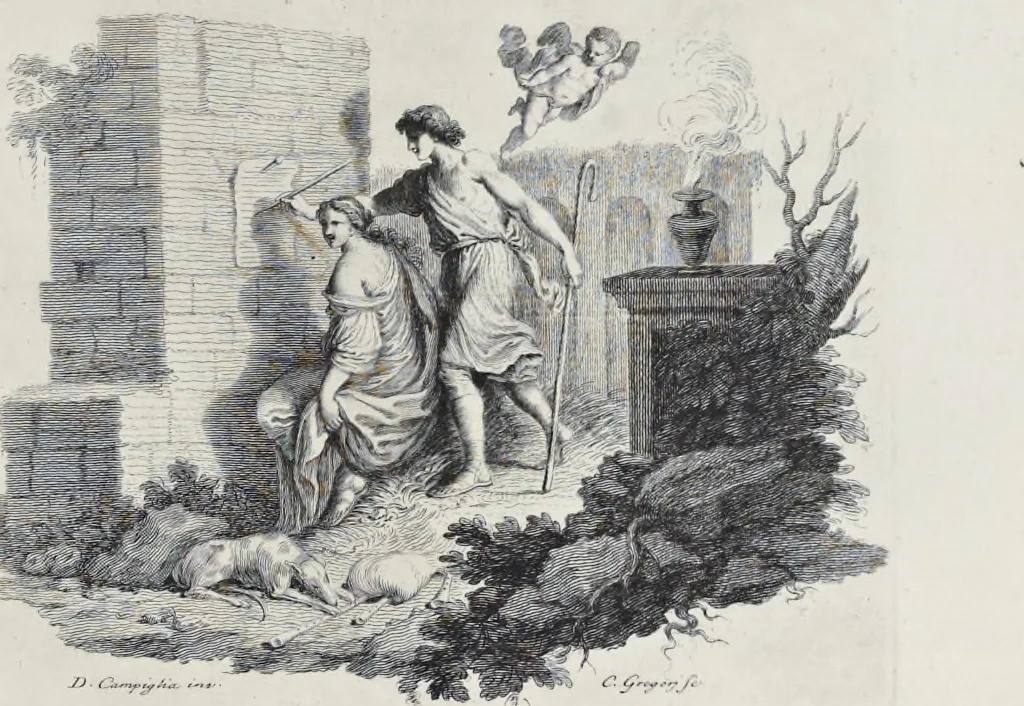 An illustration from Serie di ritratti degli eccellenti pittori : dipinti di propria mano che esistono nell'Imperial galleria di Firenze, 1752, leaf 336