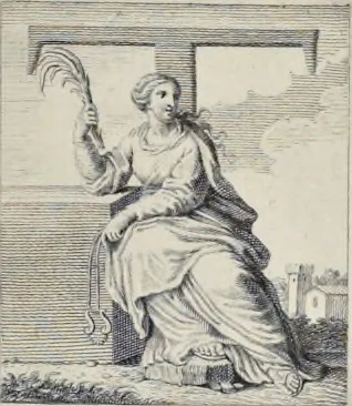 An illustration from Serie di ritratti degli eccellenti pittori : dipinti di propria mano che esistono nell'Imperial galleria di Firenze, 1752, leaf 358
