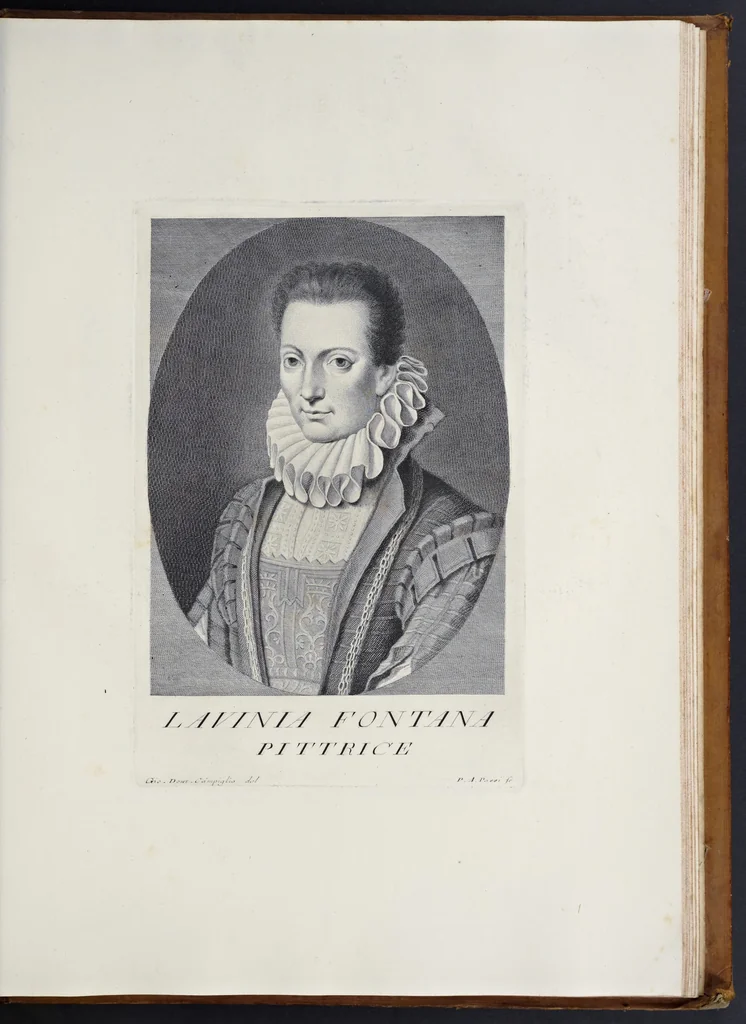 An illustration from Serie di ritratti degli eccellenti pittori : dipinti di propria mano che esistono nell'Imperial galleria di Firenze, 1752, leaf 362