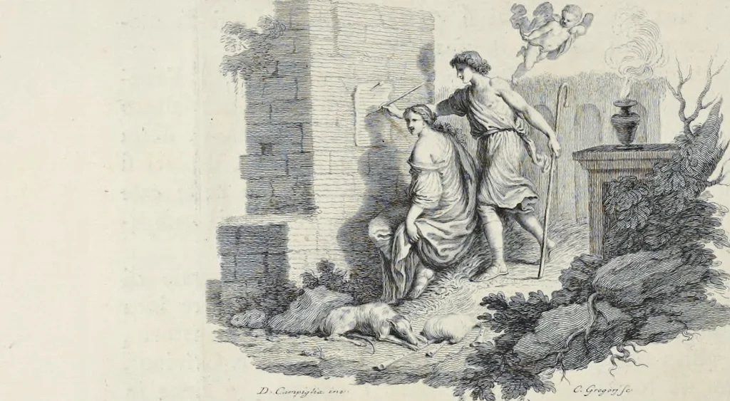 An illustration from Serie di ritratti degli eccellenti pittori : dipinti di propria mano che esistono nell'Imperial galleria di Firenze, 1752, leaf 47