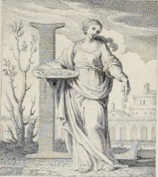 An illustration from Serie di ritratti degli eccellenti pittori : dipinti di propria mano che esistono nell'Imperial galleria di Firenze, 1752, leaf 60
