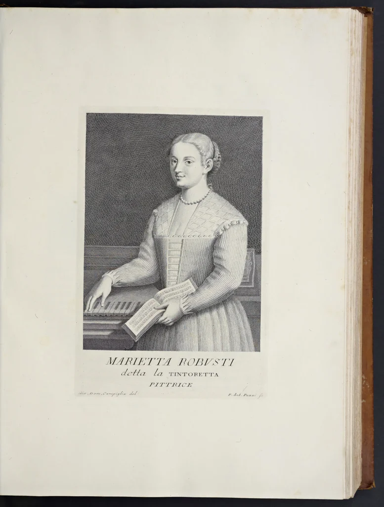 An illustration from Serie di ritratti degli eccellenti pittori : dipinti di propria mano che esistono nell'Imperial galleria di Firenze, 1752, leaf 138