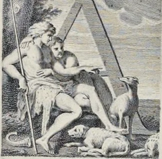 An illustration from Serie di ritratti degli eccellenti pittori : dipinti di propria mano che esistono nell'Imperial galleria di Firenze, 1752, leaf 158