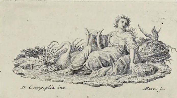 An illustration from Serie di ritratti degli eccellenti pittori : dipinti di propria mano che esistono nell'Imperial galleria di Firenze, 1752, leaf 16