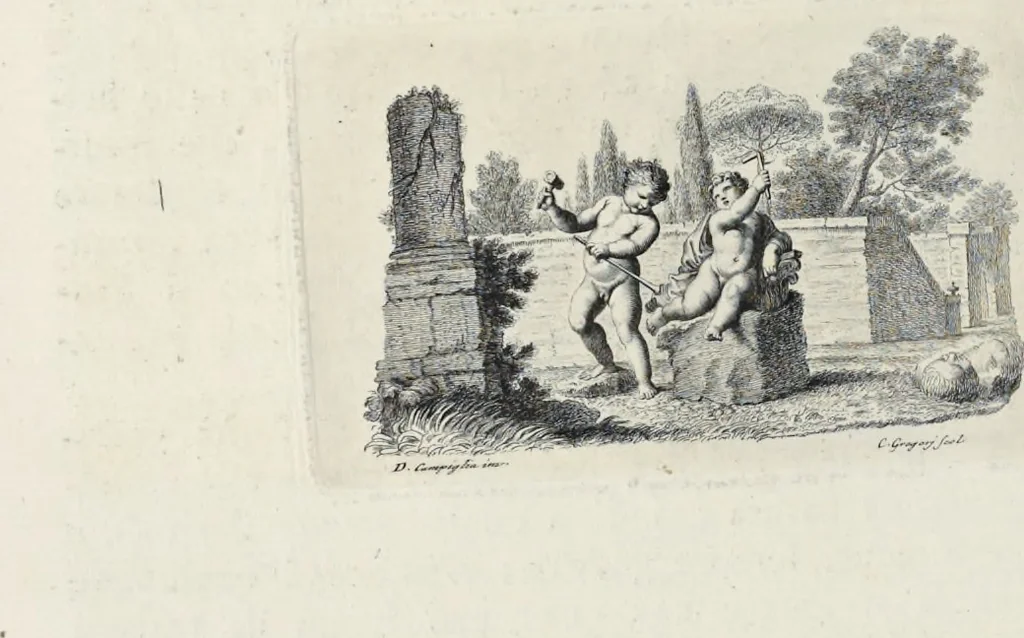 An illustration from Serie di ritratti degli eccellenti pittori : dipinti di propria mano che esistono nell'Imperial galleria di Firenze, 1752, leaf 173