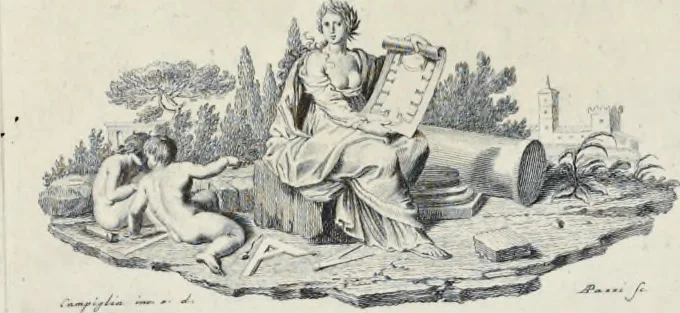 An illustration from Serie di ritratti degli eccellenti pittori : dipinti di propria mano che esistono nell'Imperial galleria di Firenze, 1752, leaf 179