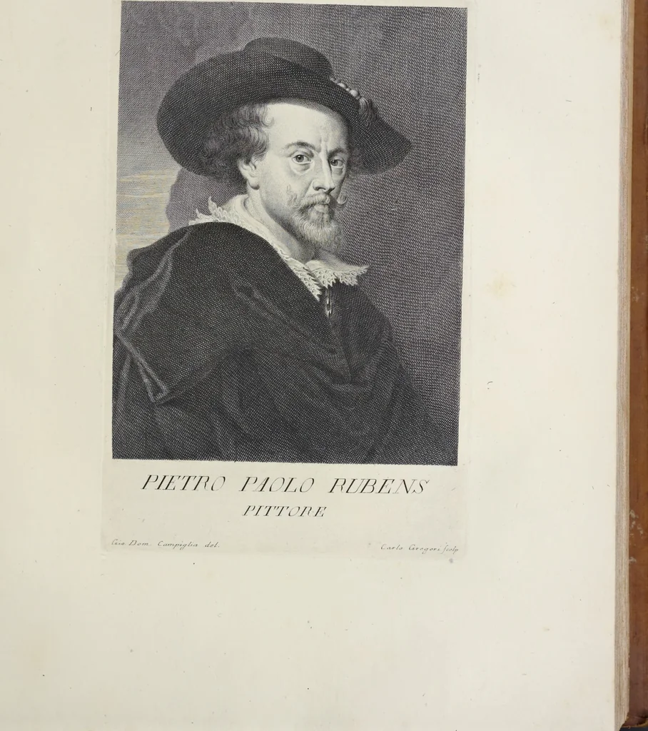 An illustration from Serie di ritratti degli eccellenti pittori : dipinti di propria mano che esistono nell'Imperial galleria di Firenze, 1752, leaf 216