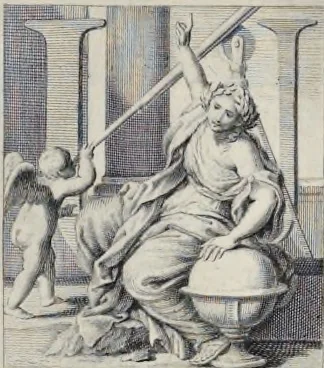 An illustration from Serie di ritratti degli eccellenti pittori : dipinti di propria mano che esistono nell'Imperial galleria di Firenze, 1752, leaf 246
