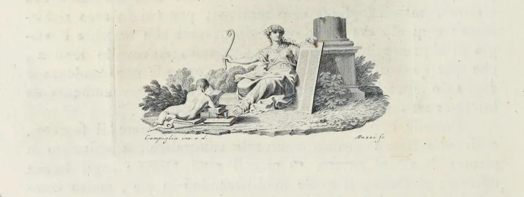An illustration from Serie di ritratti degli eccellenti pittori : dipinti di propria mano che esistono nell'Imperial galleria di Firenze, 1752, leaf 265