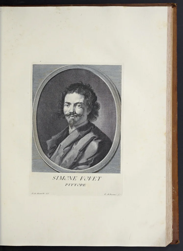 An illustration from Serie di ritratti degli eccellenti pittori : dipinti di propria mano che esistono nell'Imperial galleria di Firenze, 1752, leaf 300
