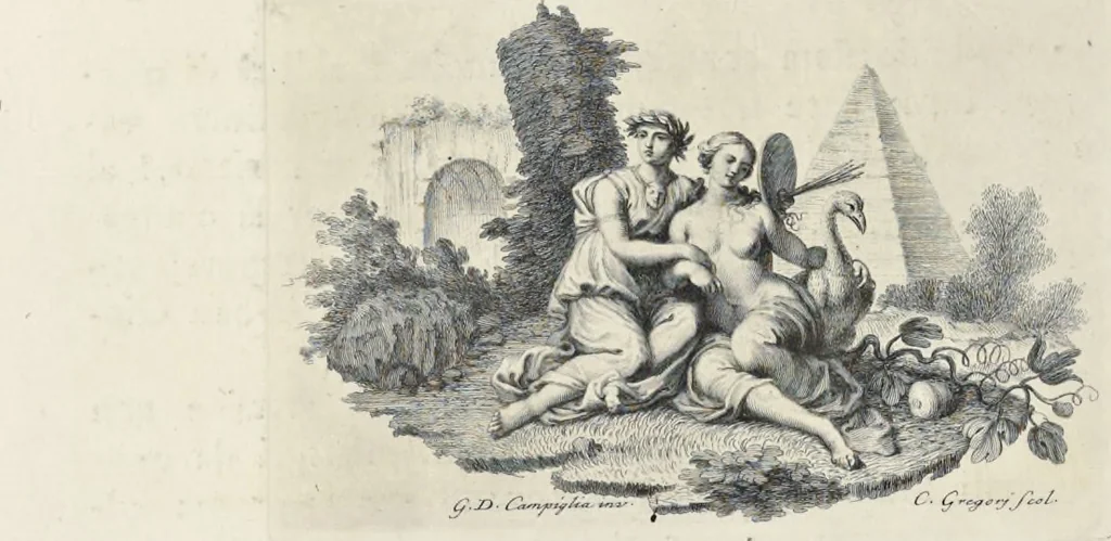An illustration from Serie di ritratti degli eccellenti pittori : dipinti di propria mano che esistono nell'Imperial galleria di Firenze, 1752, leaf 39