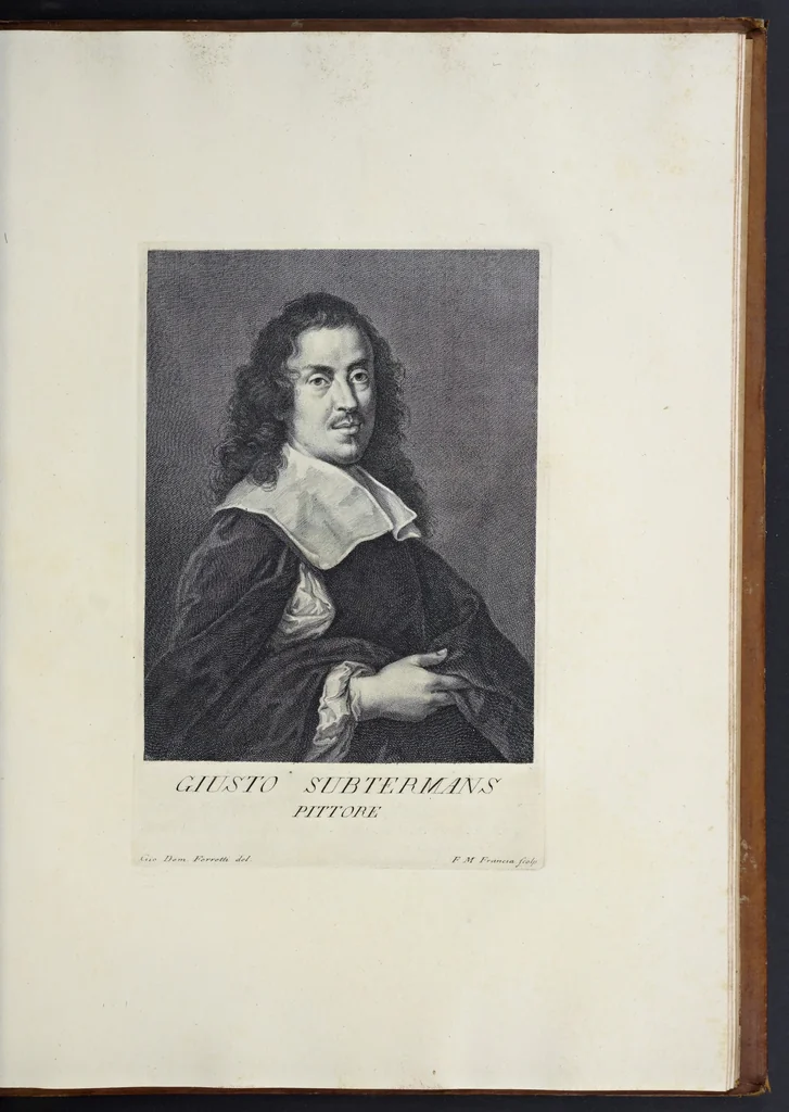 An illustration from Serie di ritratti degli eccellenti pittori : dipinti di propria mano che esistono nell'Imperial galleria di Firenze, 1752, leaf 414
