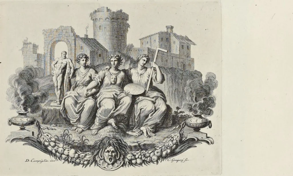 An illustration from Serie di ritratti degli eccellenti pittori : dipinti di propria mano che esistono nell'Imperial galleria di Firenze, 1752, leaf 68