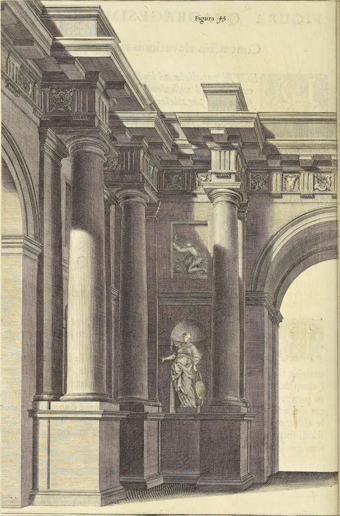 An illustration from Perspectiva pictorum et architectorum, 1693, leaf 107