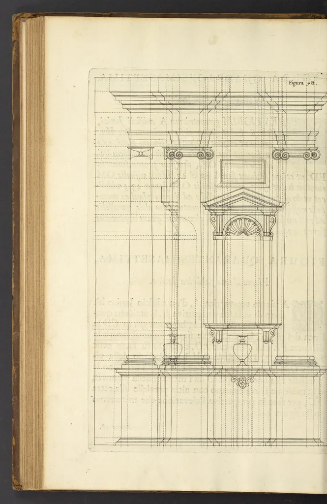 An illustration from Perspectiva pictorum et architectorum, 1693, leaf 113