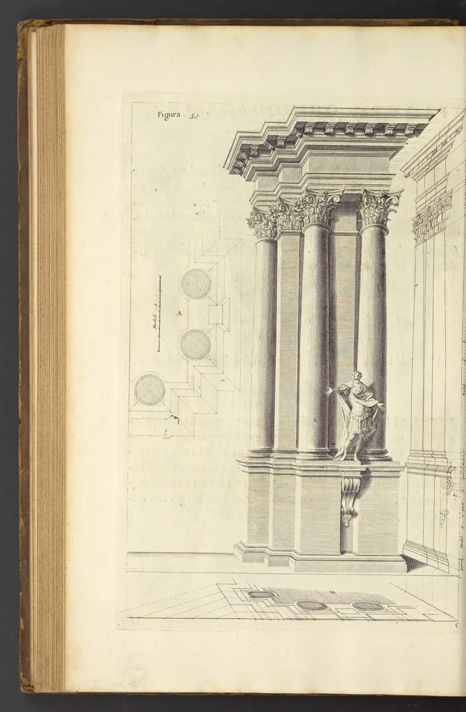 An illustration from Perspectiva pictorum et architectorum, 1693, leaf 119