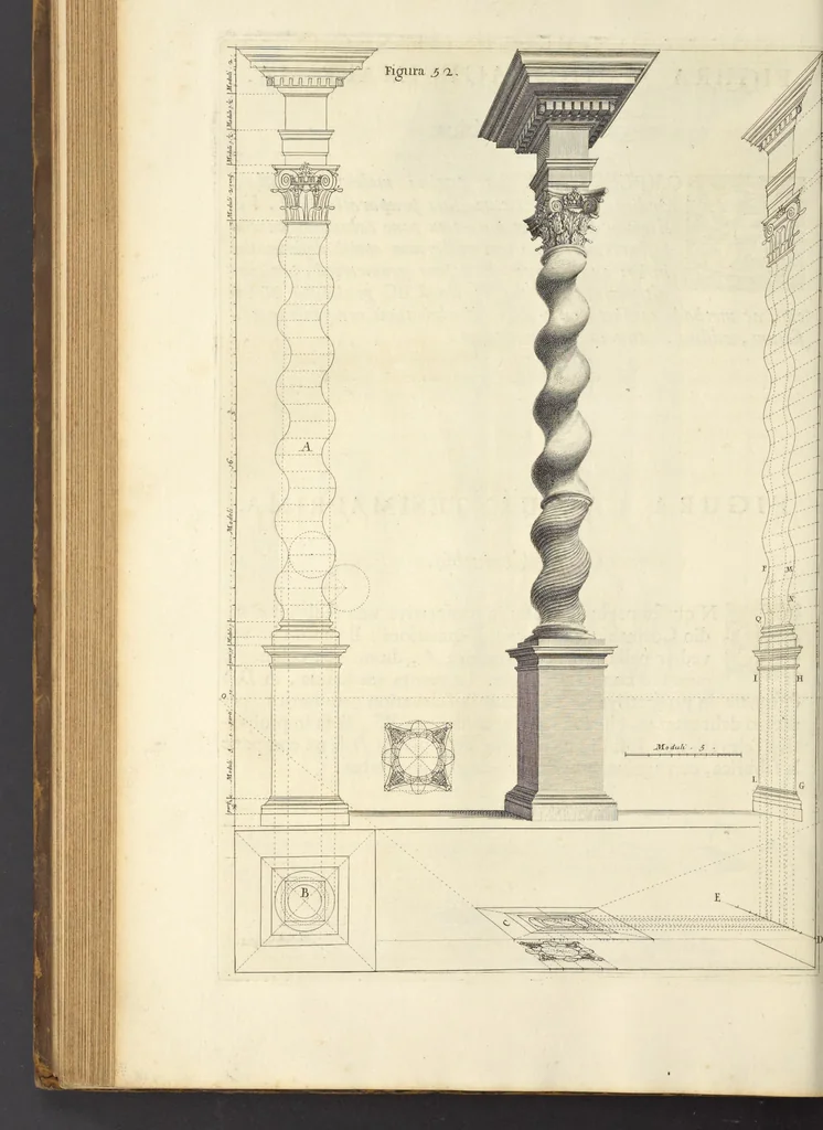 An illustration from Perspectiva pictorum et architectorum, 1693, leaf 121