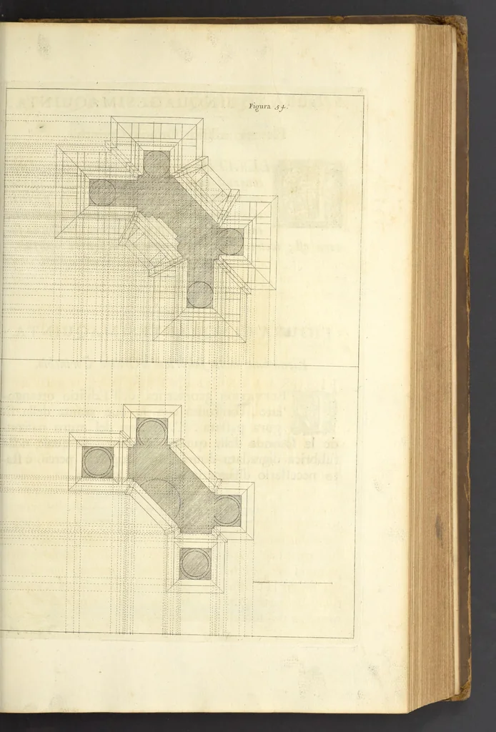 An illustration from Perspectiva pictorum et architectorum, 1693, leaf 128