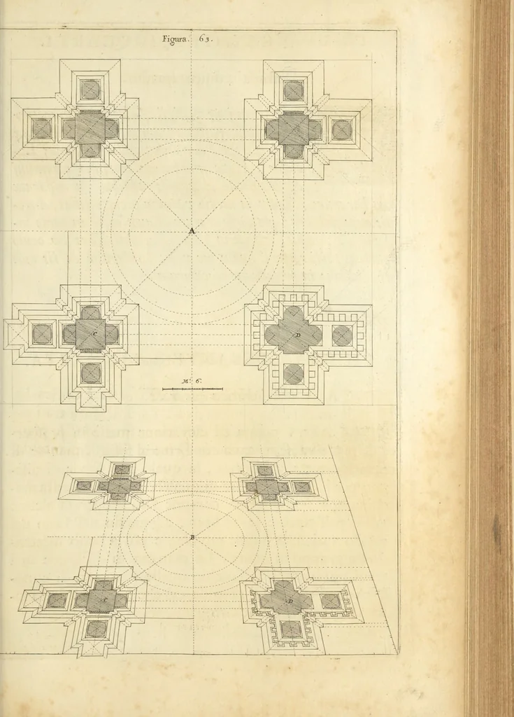 An illustration from Perspectiva pictorum et architectorum, 1693, leaf 146