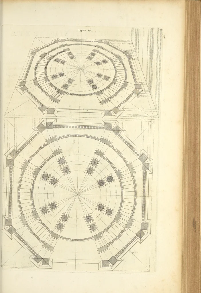 An illustration from Perspectiva pictorum et architectorum, 1693, leaf 150