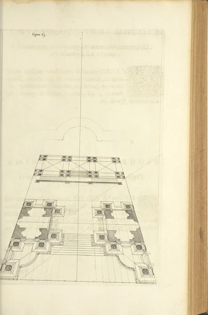 An illustration from Perspectiva pictorum et architectorum, 1693, leaf 158