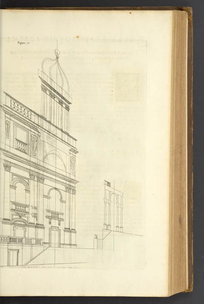 An illustration from Perspectiva pictorum et architectorum, 1693, leaf 160