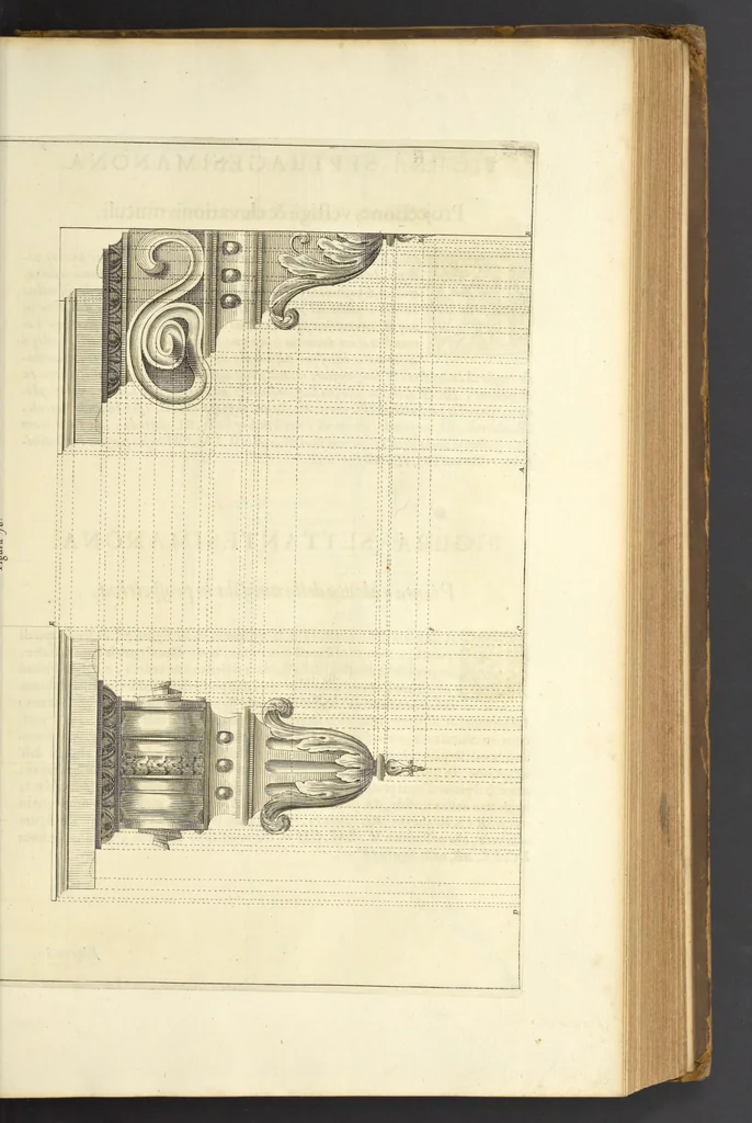 An illustration from Perspectiva pictorum et architectorum, 1693, leaf 176