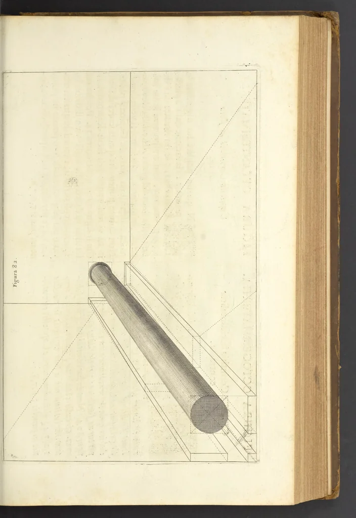 An illustration from Perspectiva pictorum et architectorum, 1693, leaf 184