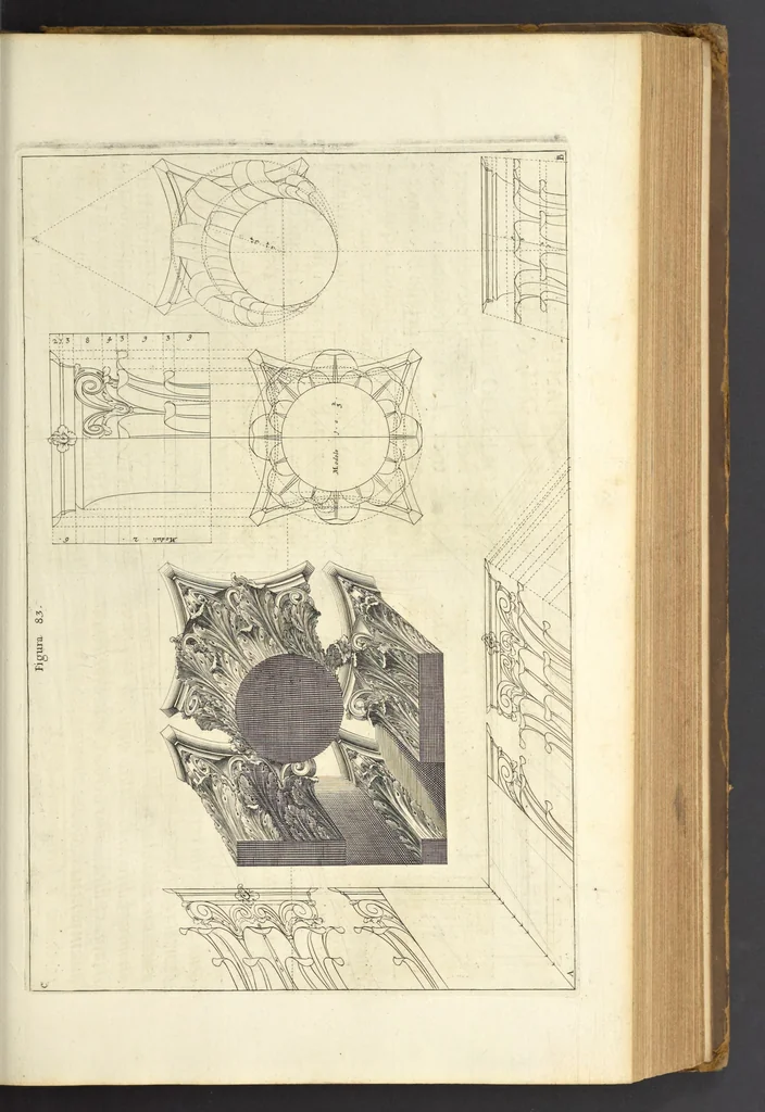 An illustration from Perspectiva pictorum et architectorum, 1693, leaf 186